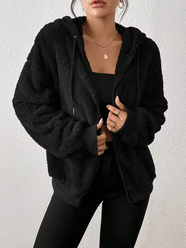 Keriana - Veste Décontractée À Capuche, Chaude Et Douillette