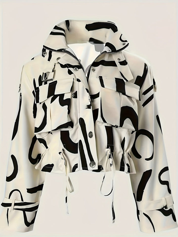 Fredely - Veste À Taille Cordon Et Multiples Poches