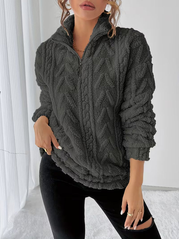 Nessia - Sweat-Chemise Polaire Chaud Et Polyvalent