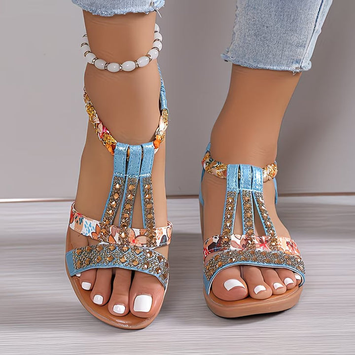 Noelia - Sandales À Talons Compensés Élégantes