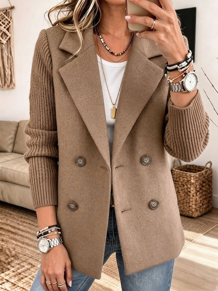 Winchell - Veste D'automne Élégante À Manches Tricotées