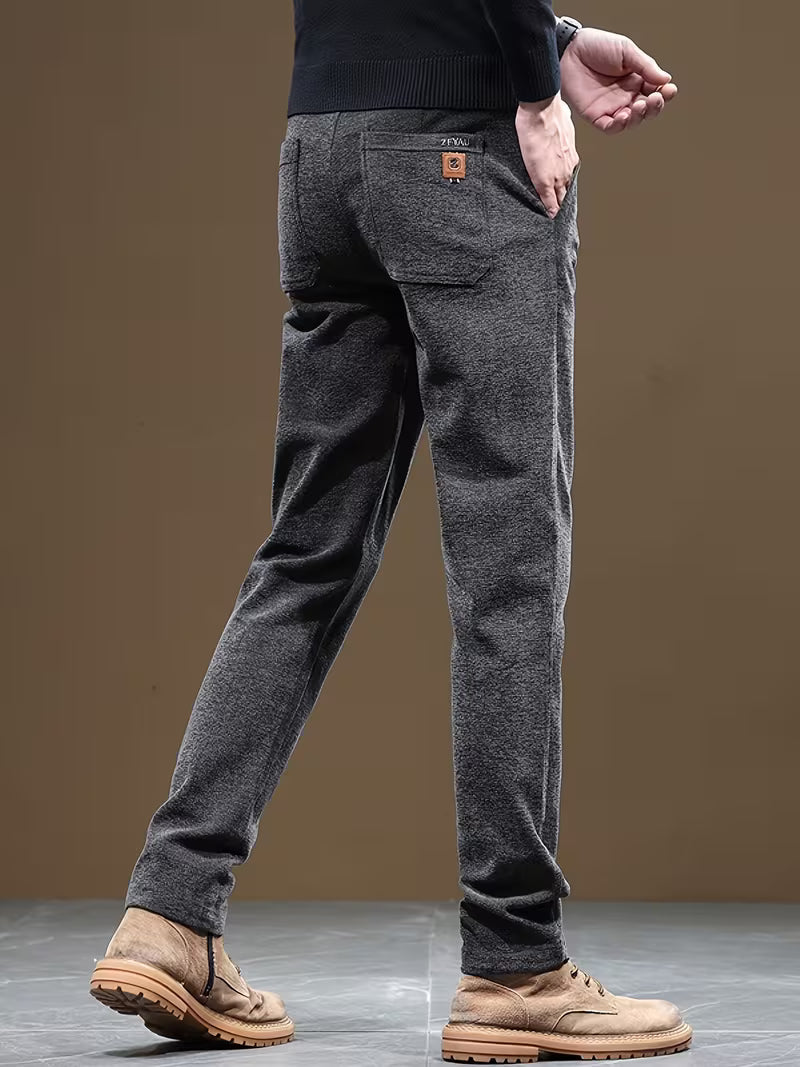 Talcott - Pantalon Décontracté Ajusté à Texture