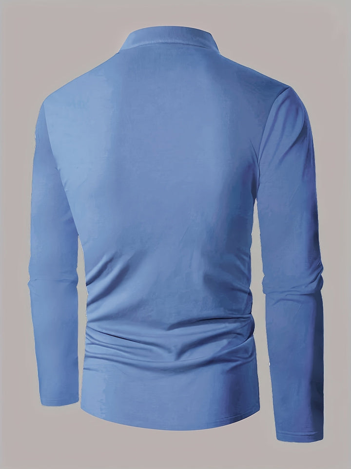 Tselmeg - Long Sleeve Polo Shirt