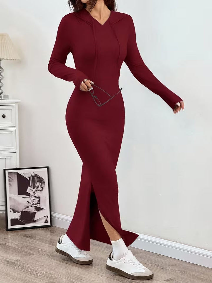 Dahye - Robe Longue À Manches Longues Et Capuche