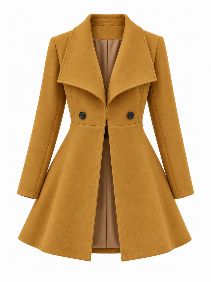 Nillza - Manteau Long Ajusté À Revers