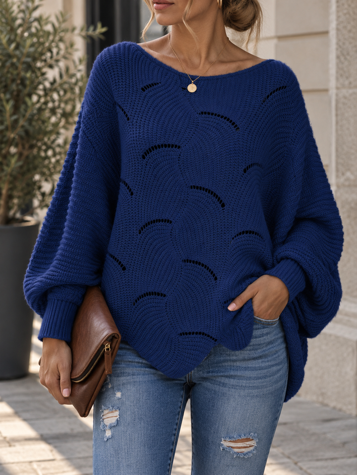 Zeyna - Pull en Maille à Manches Longues