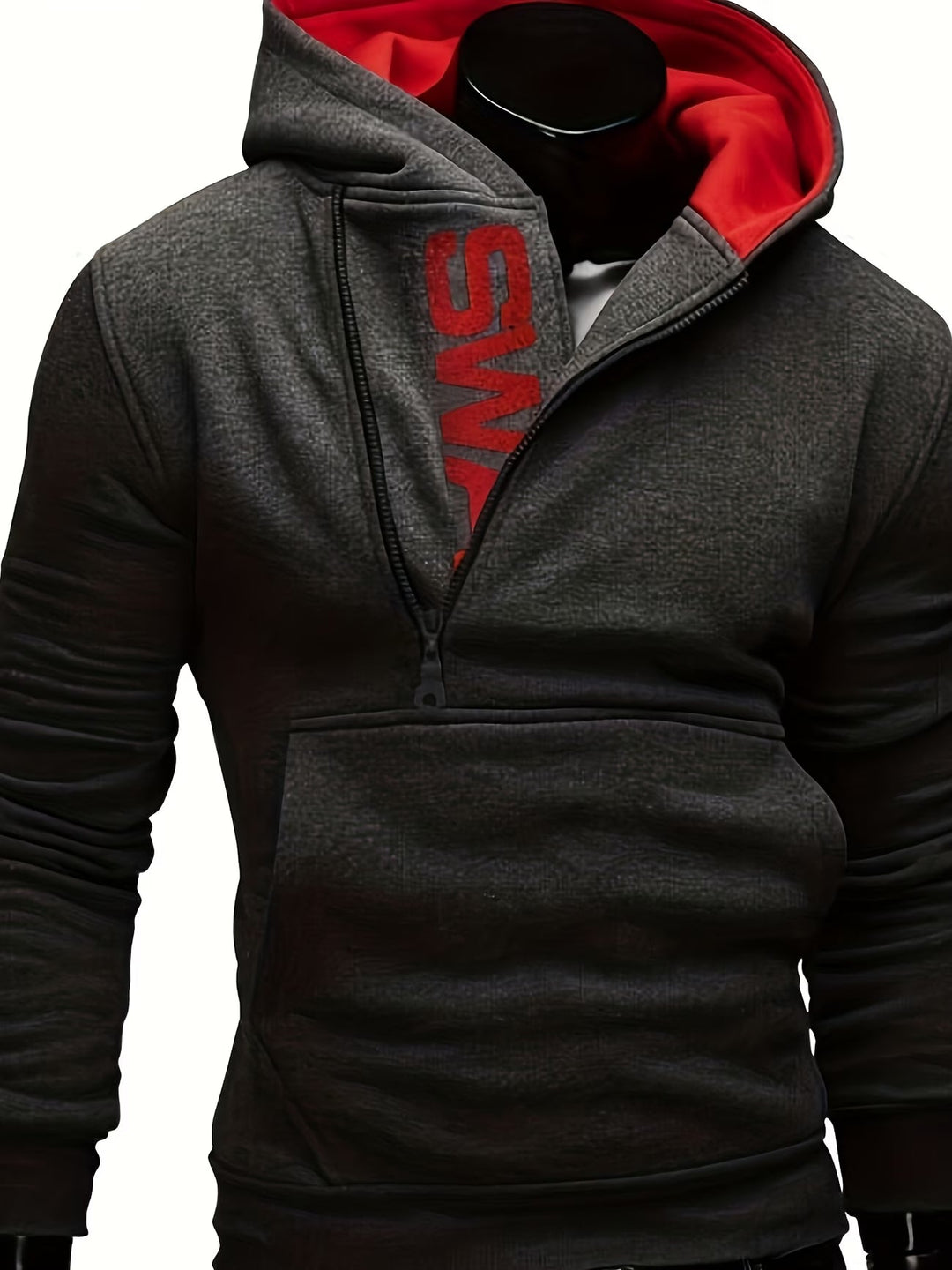 Erik - Sweat À Capuche Slim Fit À Manches Longues