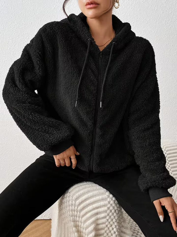 Keriana - Veste Décontractée À Capuche, Chaude Et Douillette