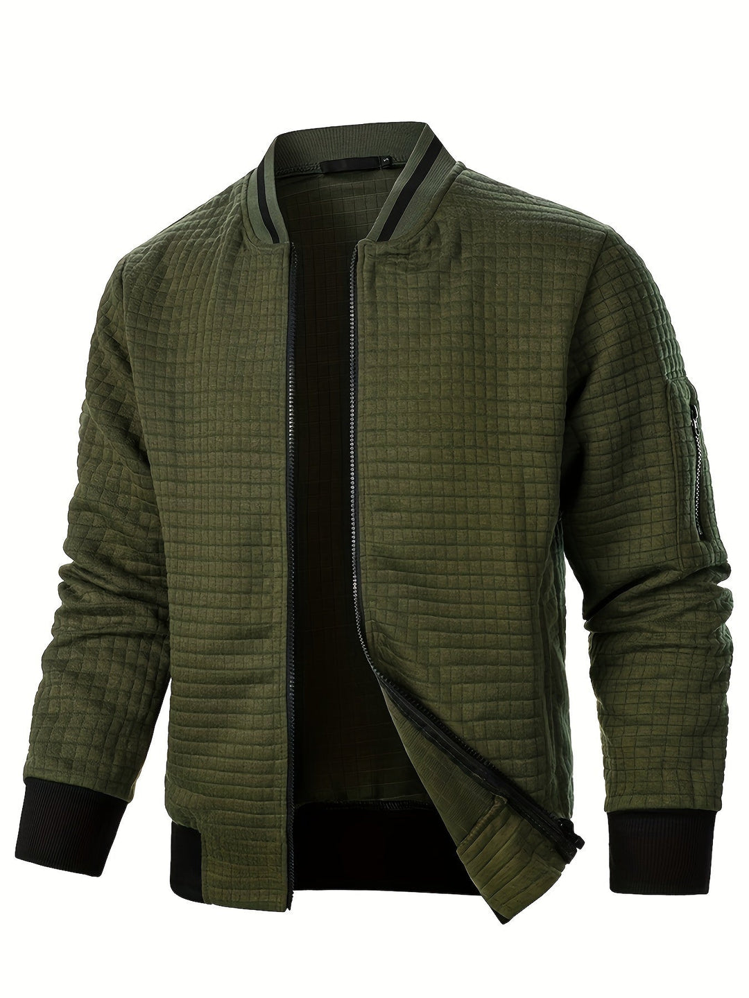 Benjie - Veste Cardigan À Col Montant Et Fermeture Éclair