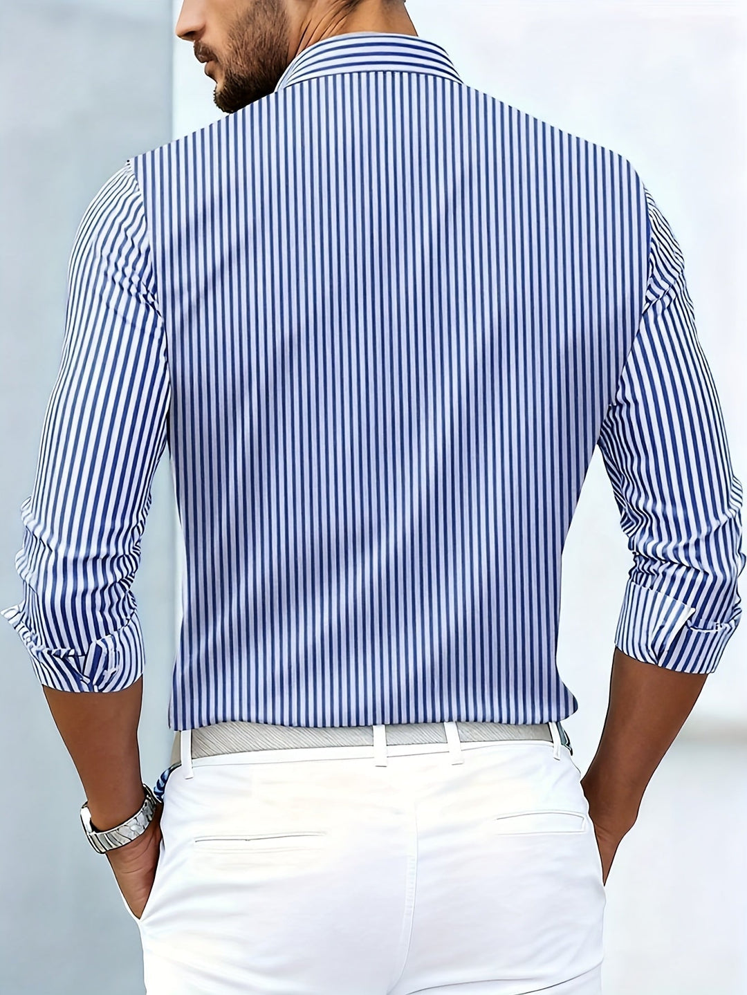 Emmerson - Chemise Vintage À Rayures Et Manches Longues