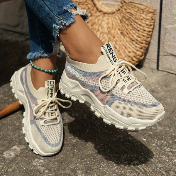 Annelien - Baskets Confortables en Tricot