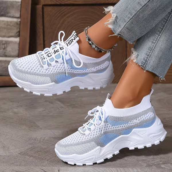 Annelien - Baskets Confortables en Tricot