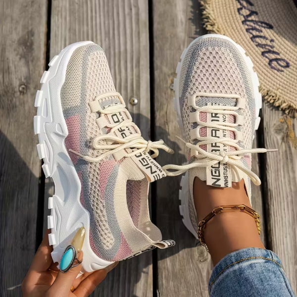 Annelien - Baskets Confortables en Tricot