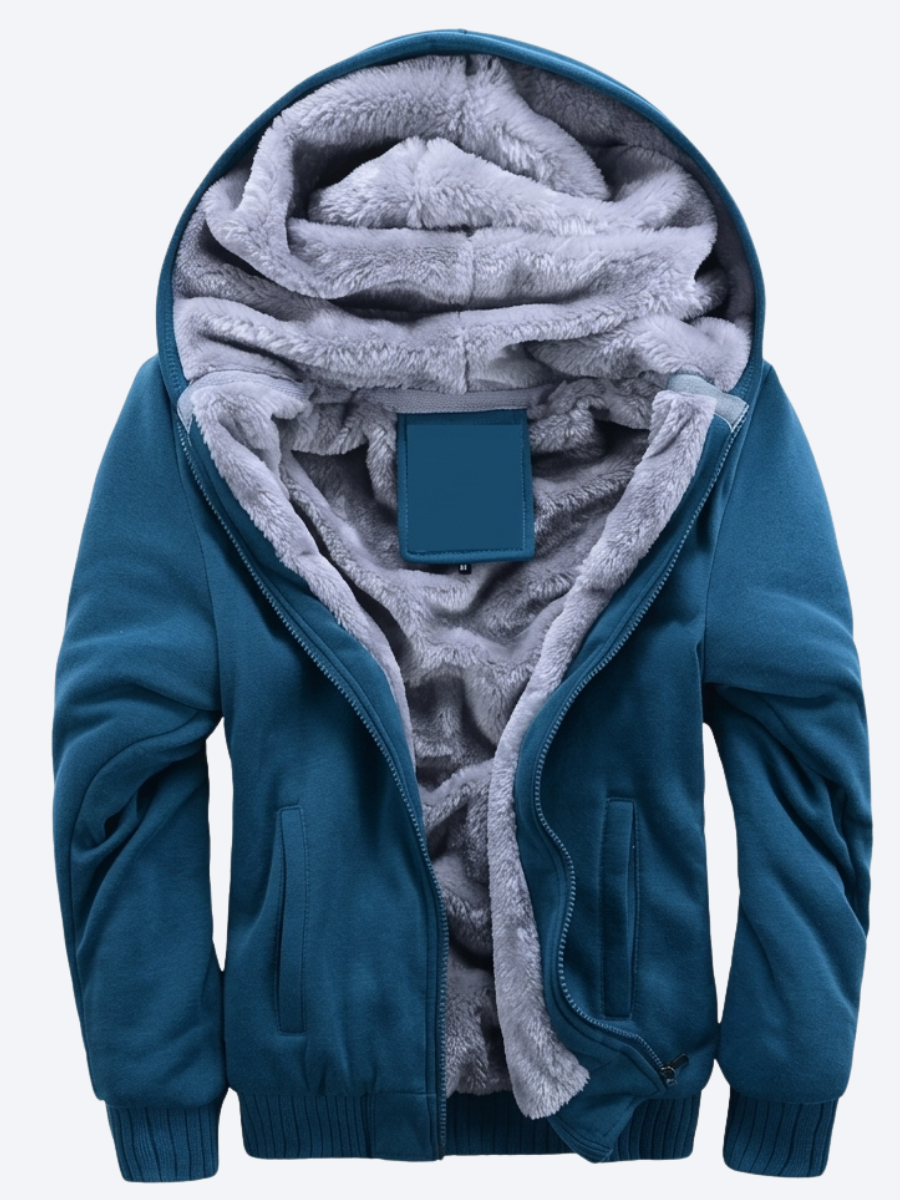 Kolina - Veste À Capuche Zippée Doublée en Polaire