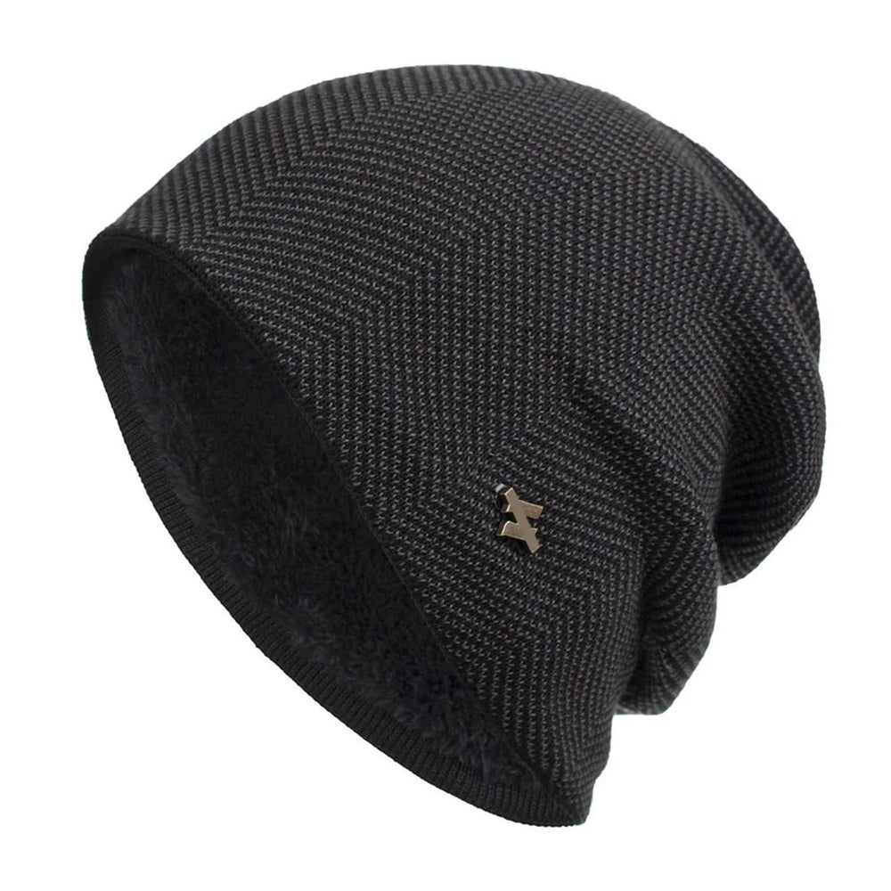 Qinch - Bonnet d'hiver doublé en polaire
