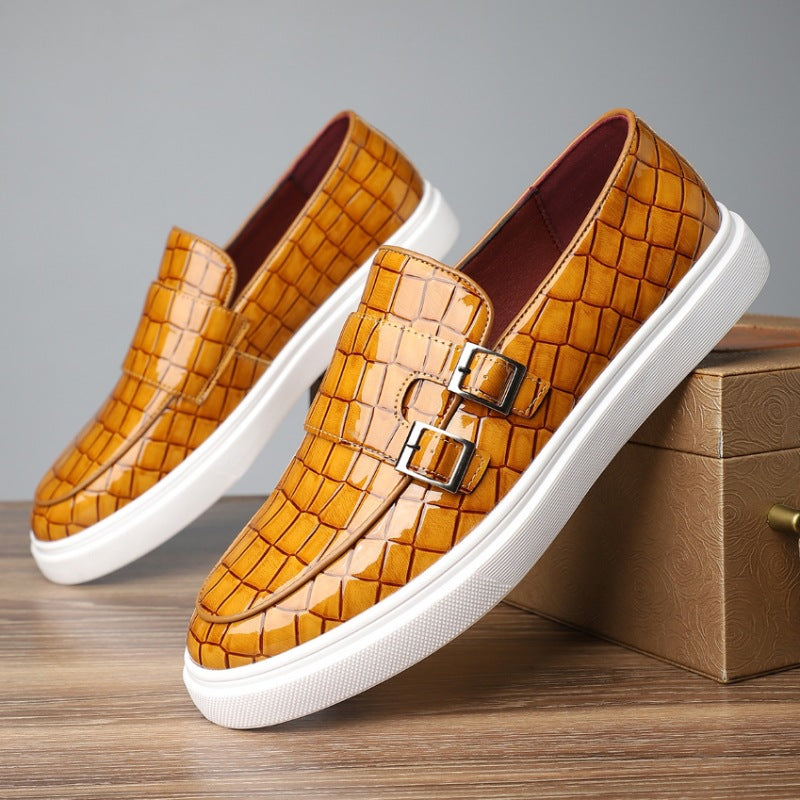 Loic - Mocassin Effet Crocodile