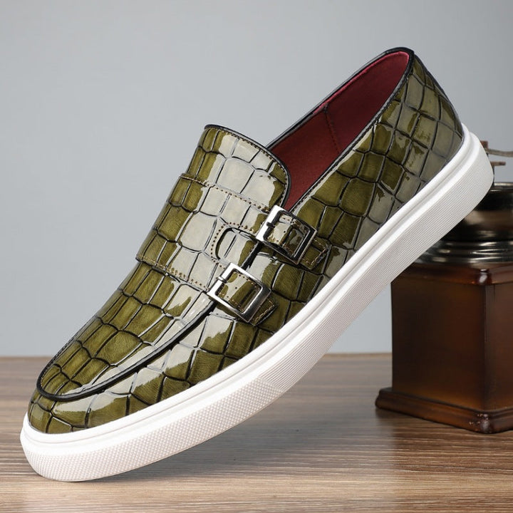 Loic - Mocassin Effet Crocodile