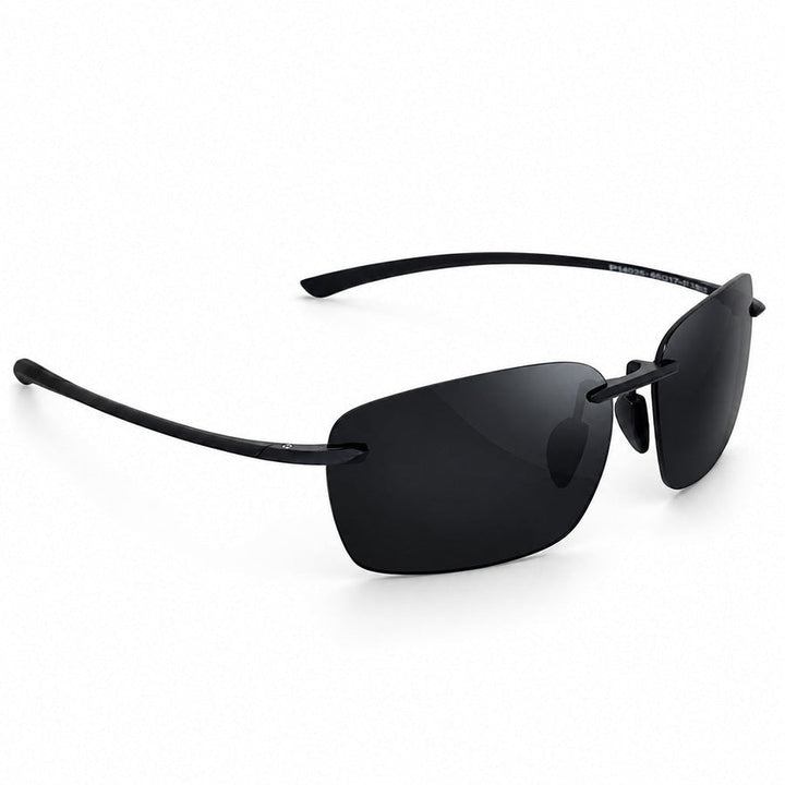 Zenvora - Lunettes De Soleil Modernes À Miroir Rectangulaire Sans Monture