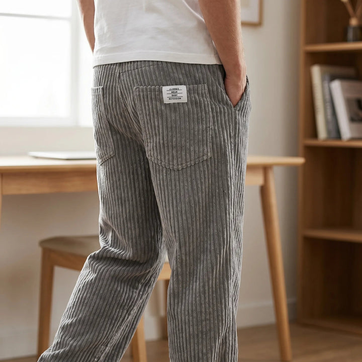 Erdem - Pantalon à Coupe Large et Texture en Velours Côtelé