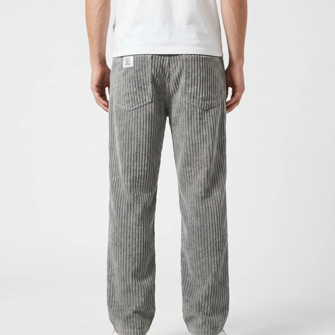 Erdem - Pantalon à Coupe Large et Texture en Velours Côtelé