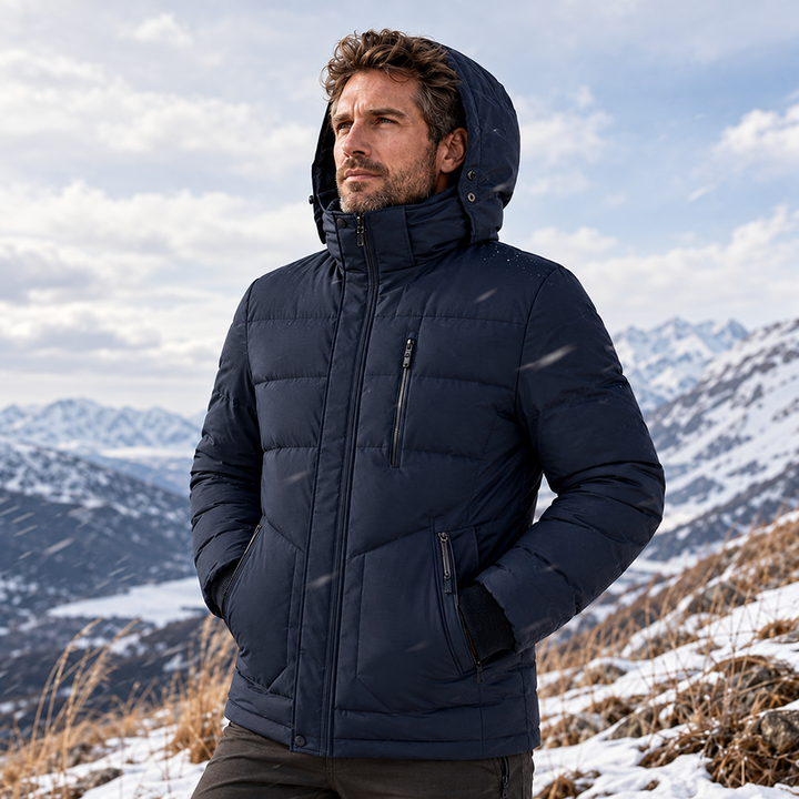 Jahsiah - Manteau D'hiver Doublé en Polaire