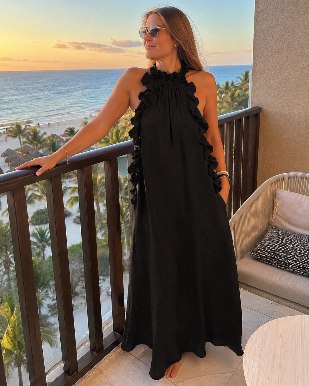 Vasara - Robe Longue Bohème À Volants
