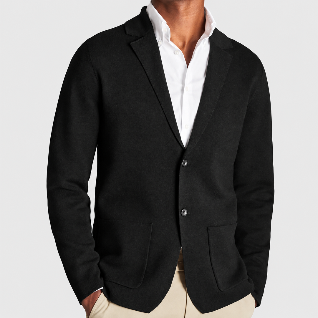 Simkin - Blazer en Maille Avec Poches Plaquées