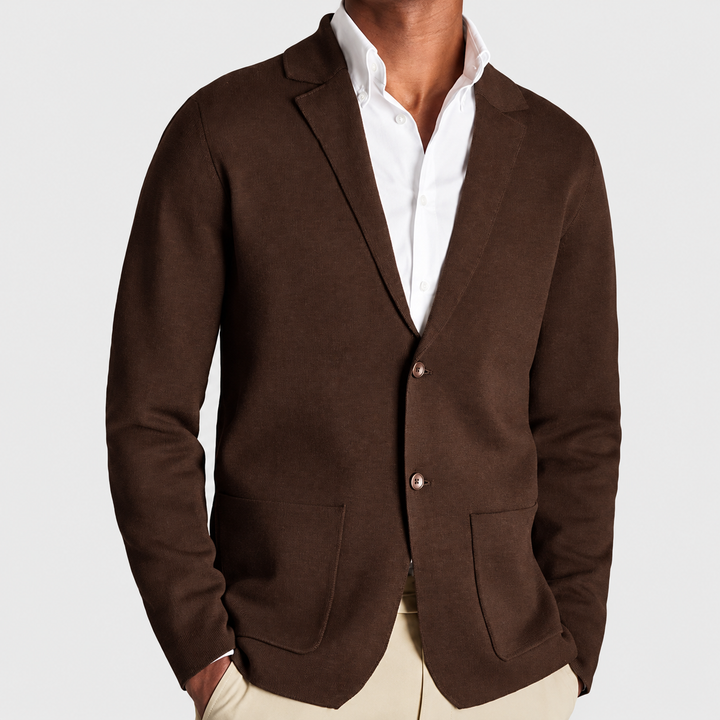 Simkin - Blazer en Maille Avec Poches Plaquées