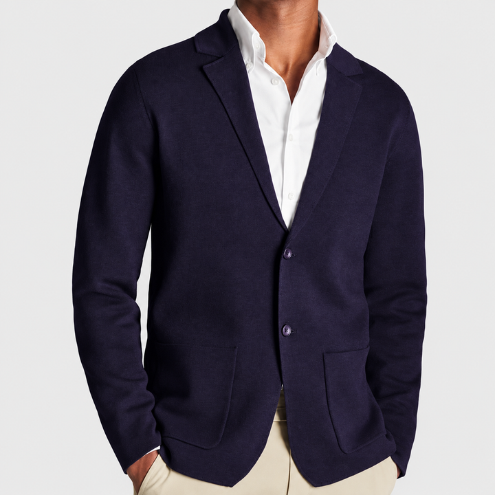 Simkin - Blazer en Maille Avec Poches Plaquées