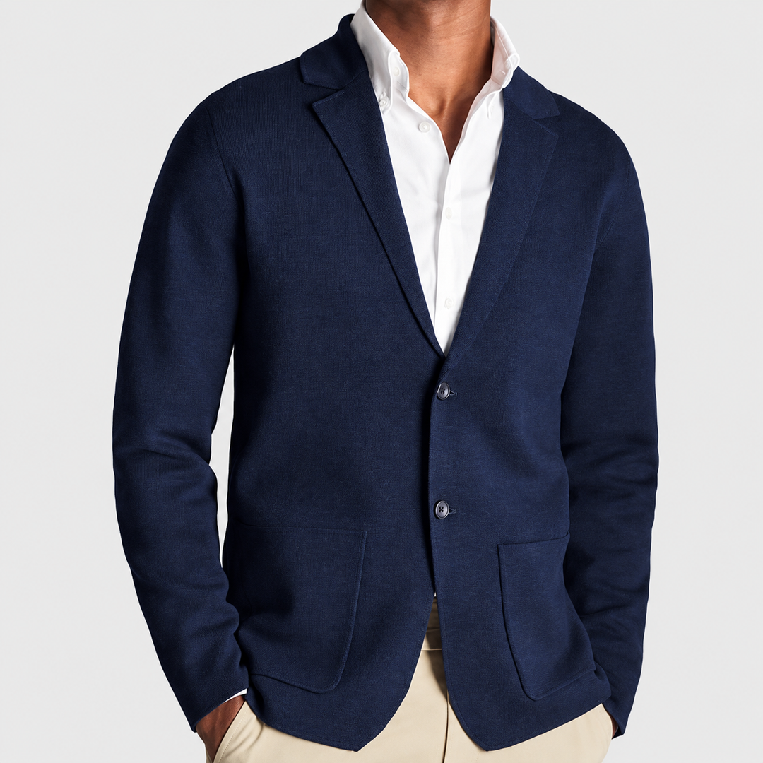 Simkin - Blazer en Maille Avec Poches Plaquées