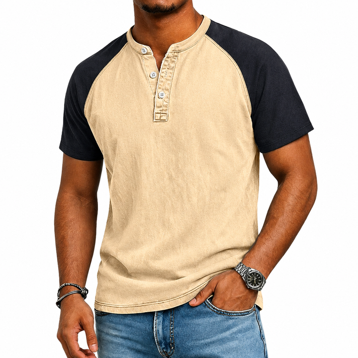 Roeland - T-Chemise Vintage Bicolore