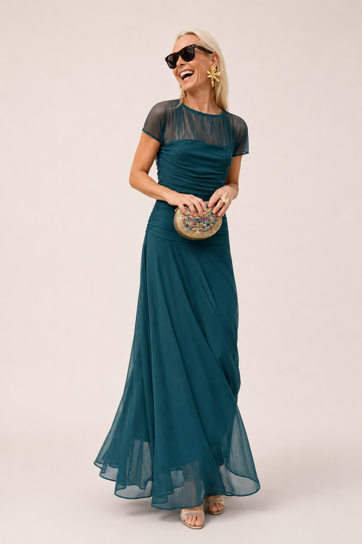 Lesliy - Robe élégante en Mousseline