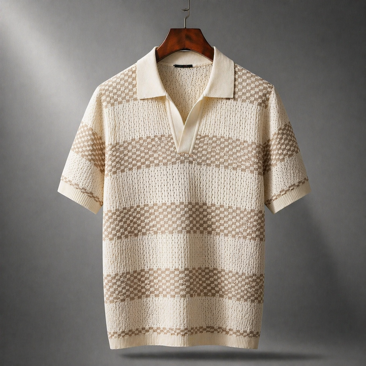 Leunard - Polo En Maille Rayée
