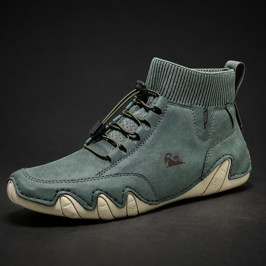Tuncer - Baskets en Cuir à Lacets