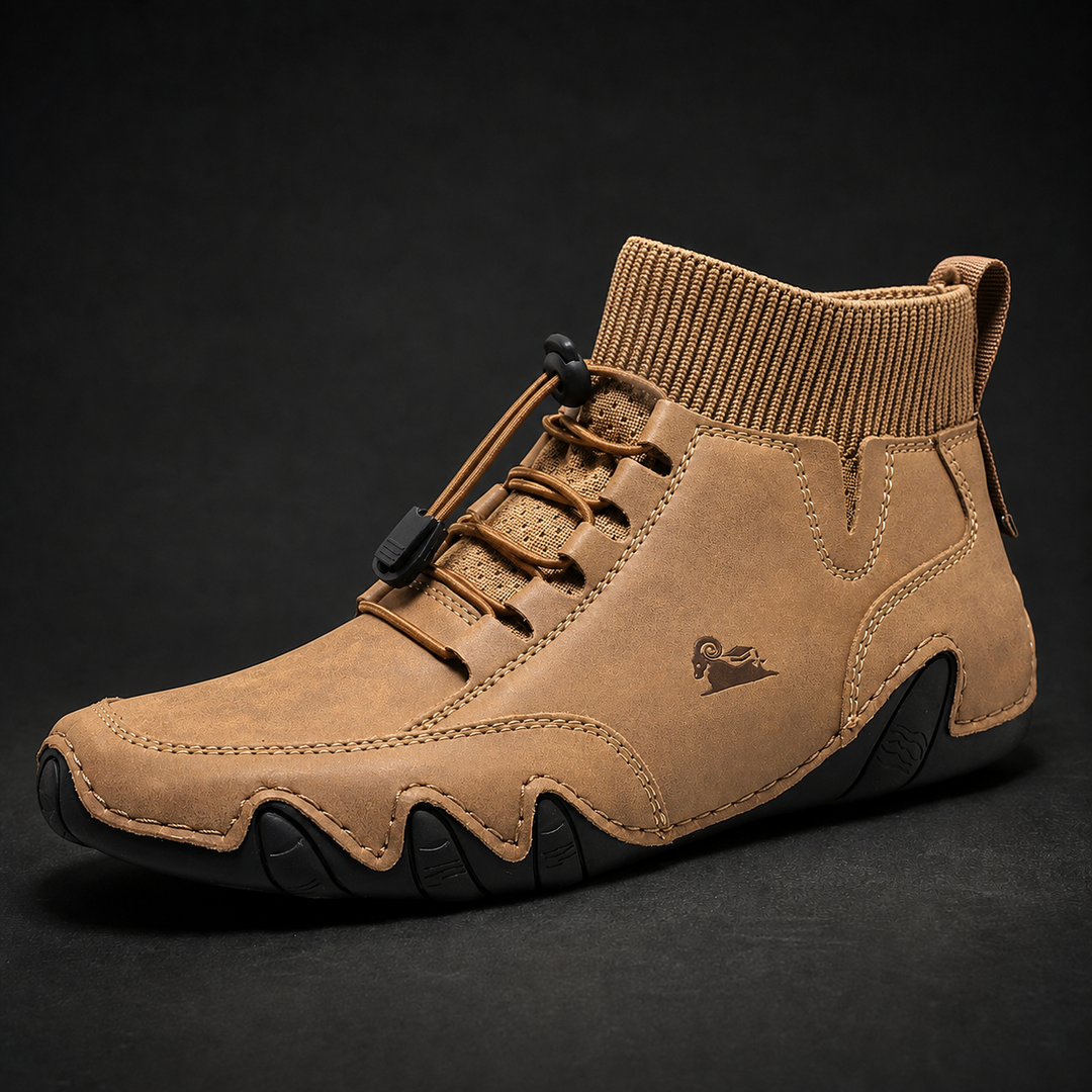 Tuncer - Baskets en Cuir à Lacets