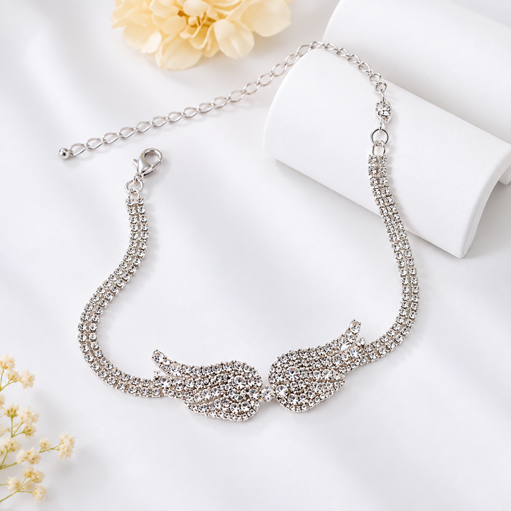 Birina - Bracelet De Cheville « Ailes D'ange » Réglable