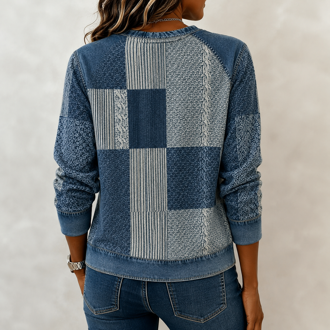 Dievina - Sweat-chemise en Denim Vintage