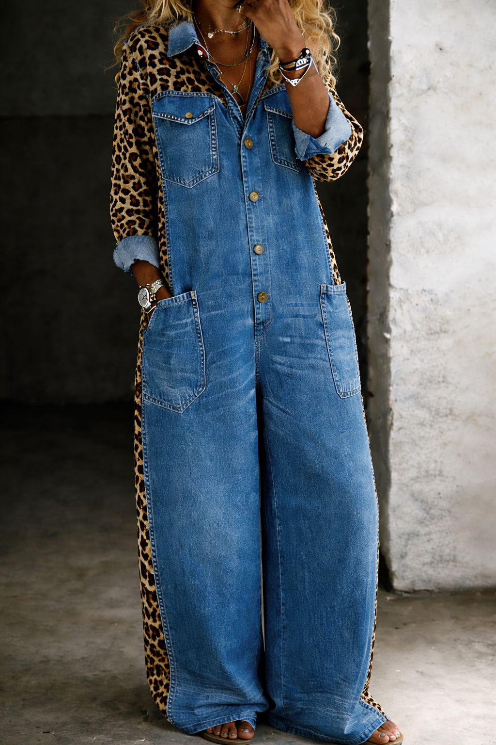 Sakshi - Combinaison en Jean