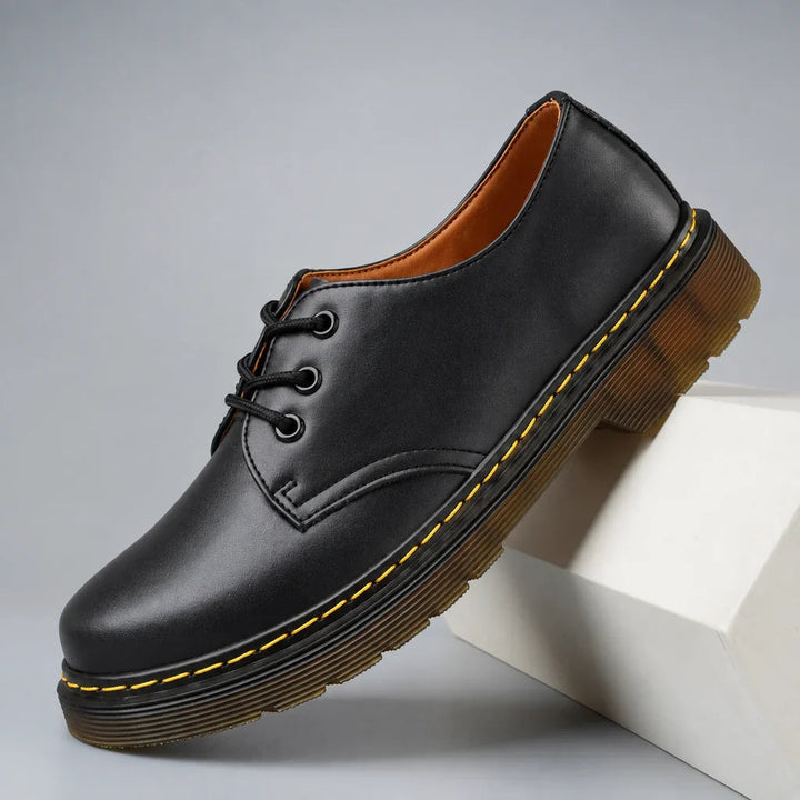 Nyklas - Chaussures Derby à Lacets Avec Surpiqûres Contrastées Sur la Semelle