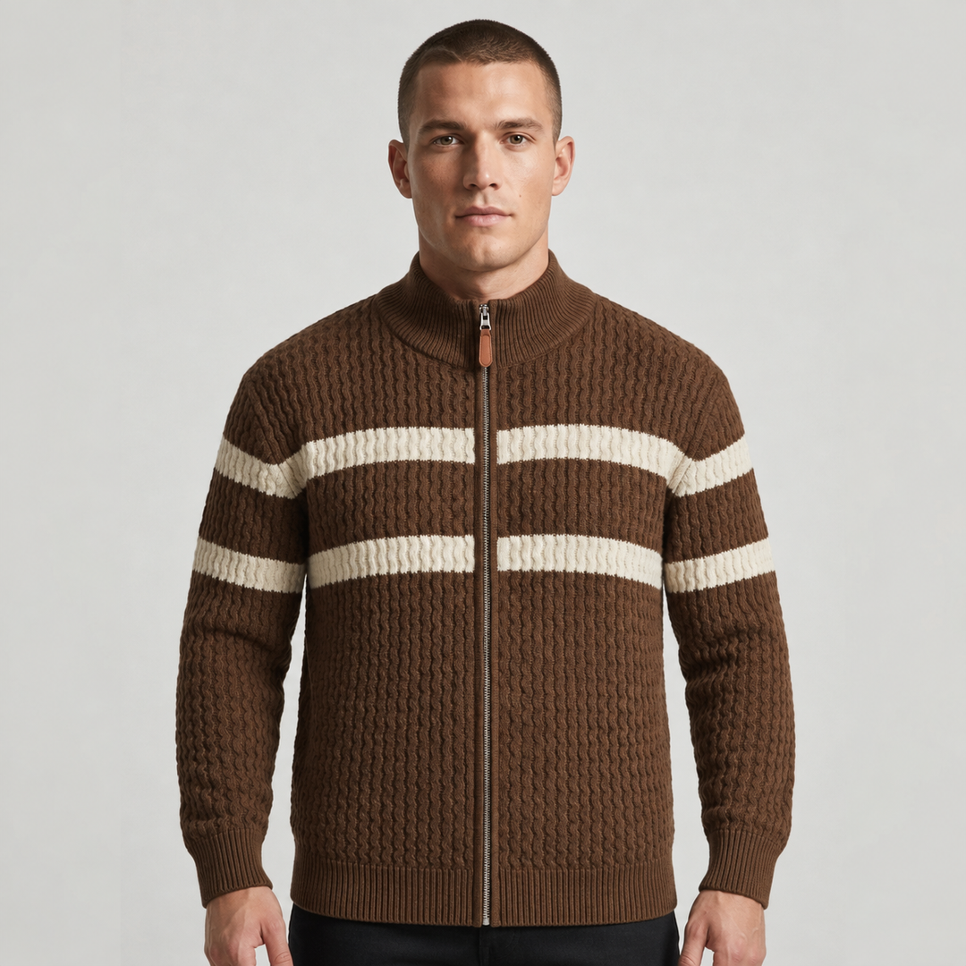 Loick - Cardigan En Maille à Manches Longues