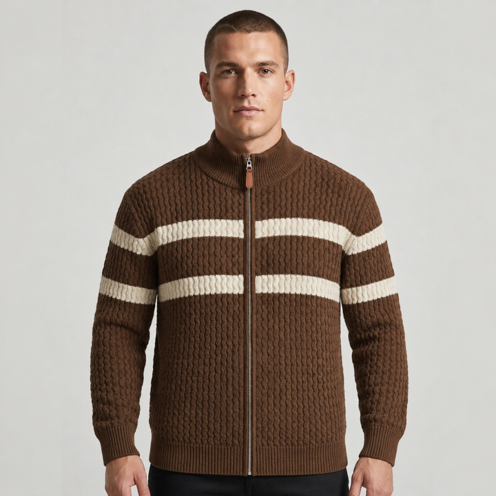 Loick - Cardigan En Maille à Manches Longues