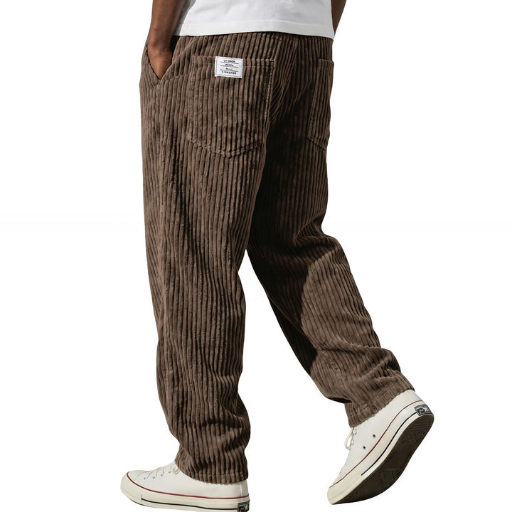 Erdem - Pantalon à Coupe Large et Texture en Velours Côtelé