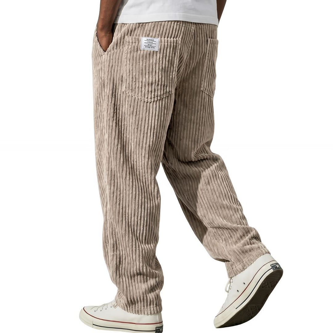 Erdem - Pantalon à Coupe Large et Texture en Velours Côtelé