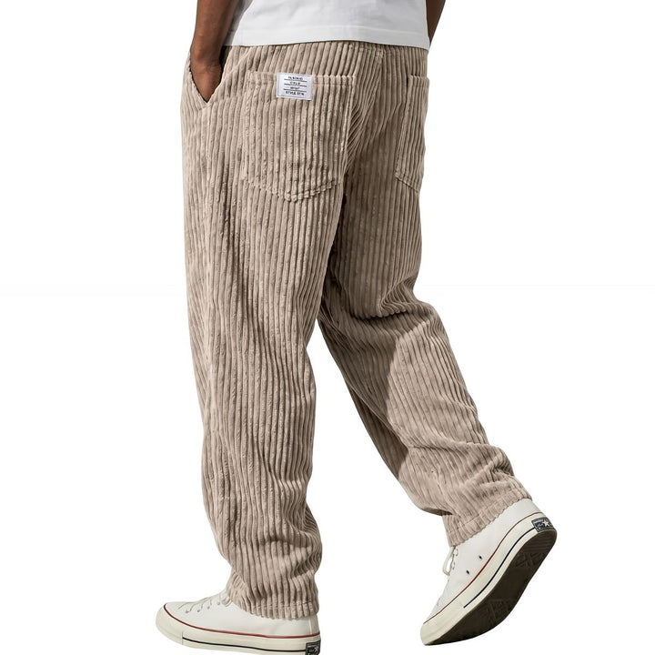 Erdem - Pantalon à Coupe Large et Texture en Velours Côtelé