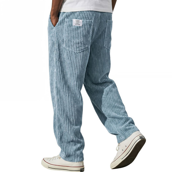 Erdem - Pantalon à Coupe Large et Texture en Velours Côtelé