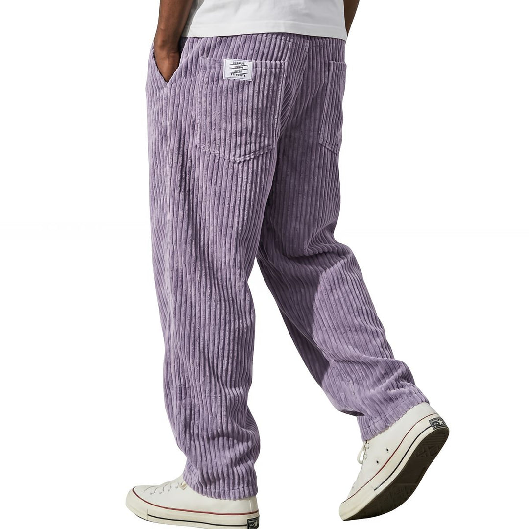 Erdem - Pantalon à Coupe Large et Texture en Velours Côtelé