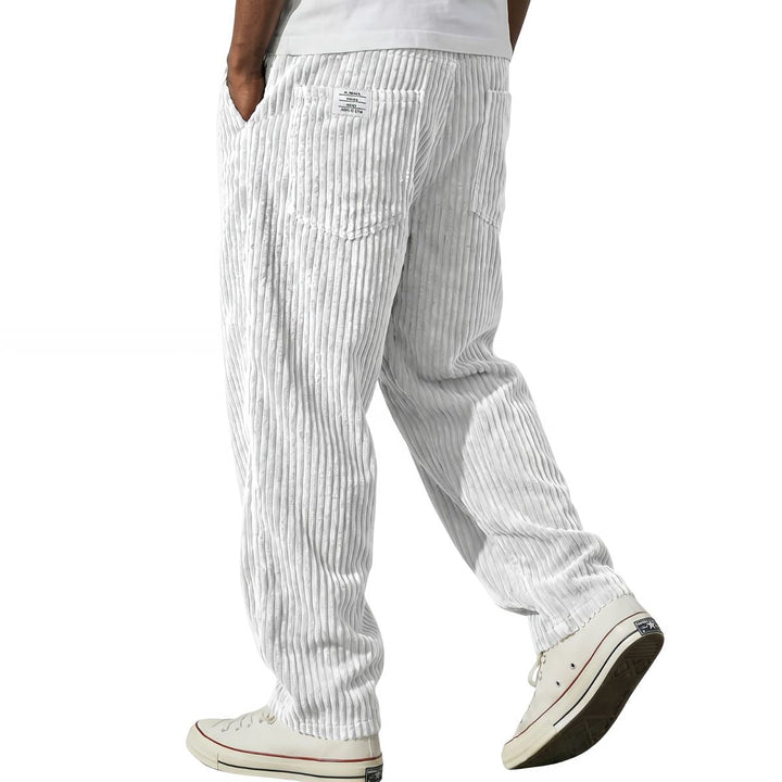 Erdem - Pantalon à Coupe Large et Texture en Velours Côtelé