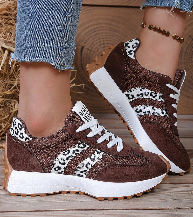 Jonara - Baskets À Semelle Compensée De Style Rétro