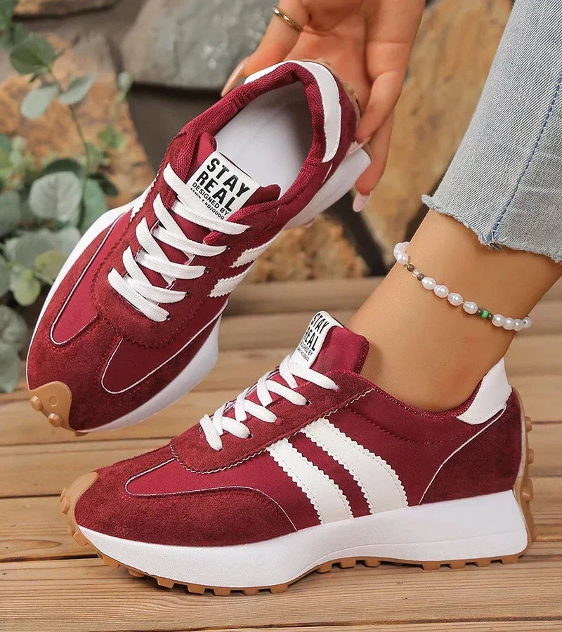 Jonara - Baskets À Semelle Compensée De Style Rétro