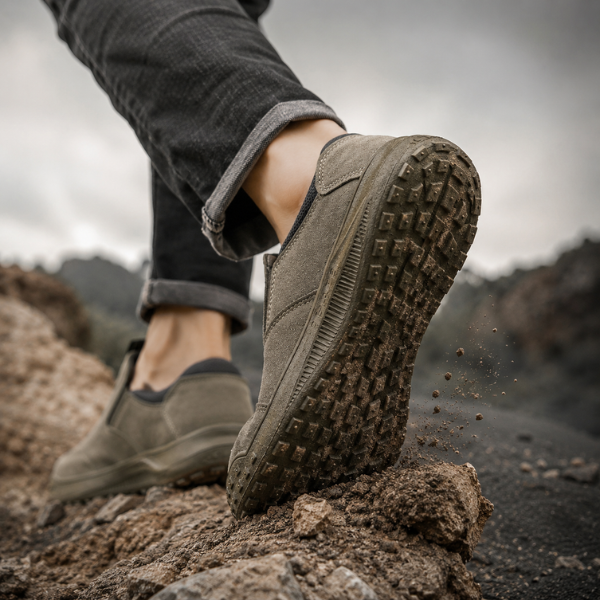 Traveis - Chaussures Sans Lacets Avec Empiècements élastiques et Semelles Texturées